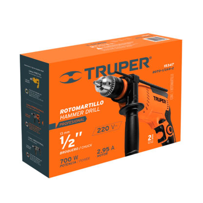 Taladro percutor 1/2" profesional 700 W TRUPER - Imagen 4