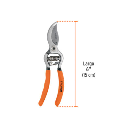 Tijera forjada para poda 6" para jardinería TRUPER - Imagen 2
