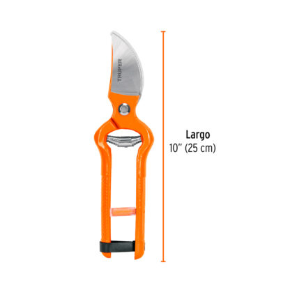 Tijera para poda 10" forjada cuchilla de paso TRUPER - Imagen 2