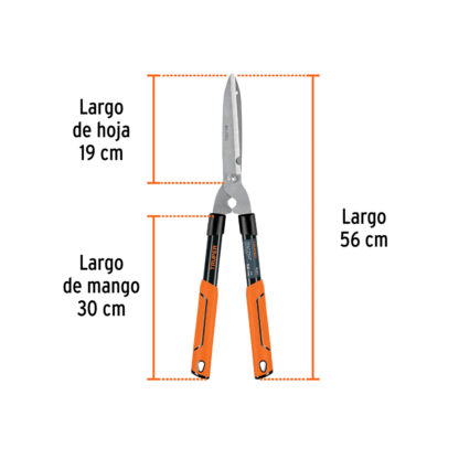 Tijera para poda 56 cm ligera, mangos tubulares TRUPER - Imagen 3