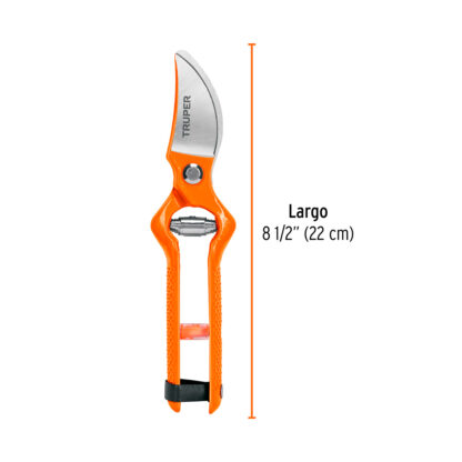 Tijera para poda 8 1/2" forjada cuchilla de paso TRUPER - Imagen 2