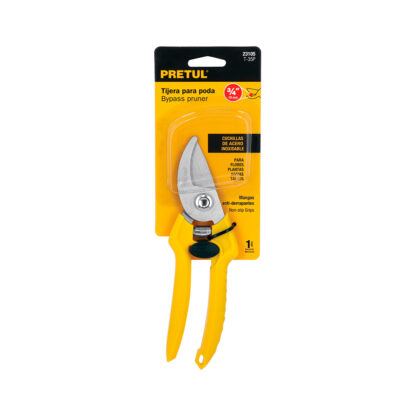 Tijera para poda 8" cuchilla de paso de acero inoxidable PRETUL - Imagen 3