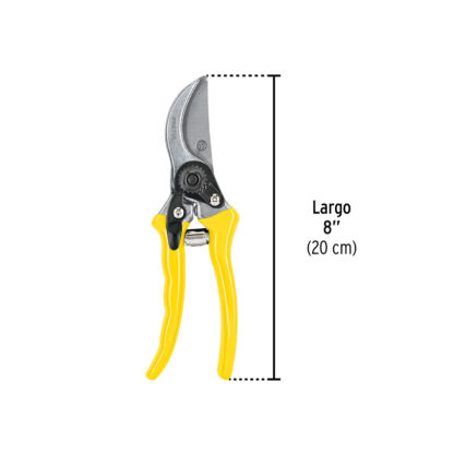 Tijera para poda 8" cuchilla de paso PRETUL - Imagen 2