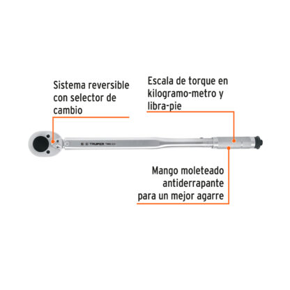 Torquímetro micrométrico TRUPER - Imagen 2