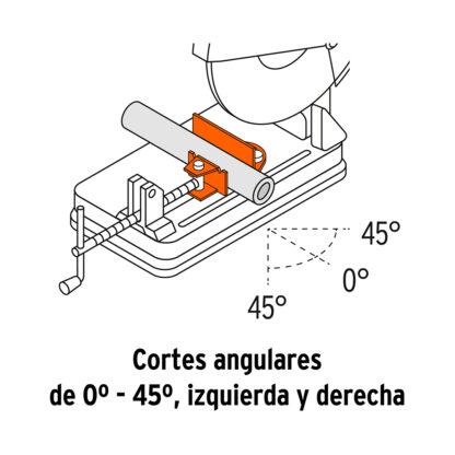 Tronzadora / cortadora de metales 14", industrial TRUPER - Imagen 4
