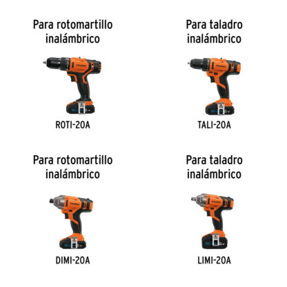 Batería de ion litio 20 V, 2 Ah TRUPER - Imagen 2