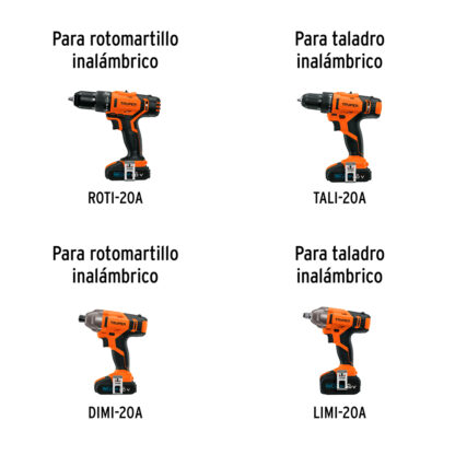 Batería de ion litio 20 V, 4 Ah TRUPER - Imagen 2