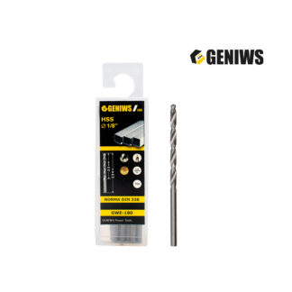Broca para metal HSS ECO 1/8" Caja x 10 unds GENIWS