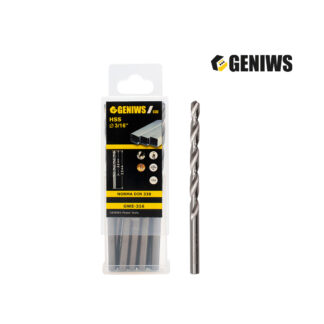 Broca para metal HSS ECO 3/16" Caja x 10 unds GENIWS