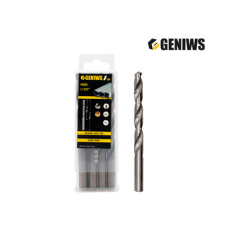 Broca para metal HSS ECO 3/8" Caja x 5 unds GENIWS