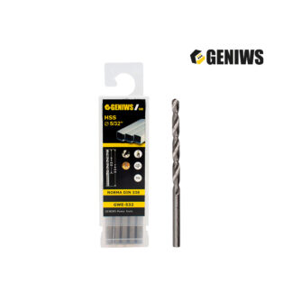 Broca para metal HSS ECO 5/32" Caja x 10 unds GENIWS