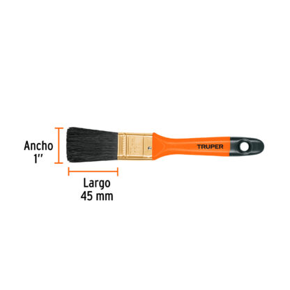 Brocha profesional de 1" con mango de plástico TRUPER - Imagen 2