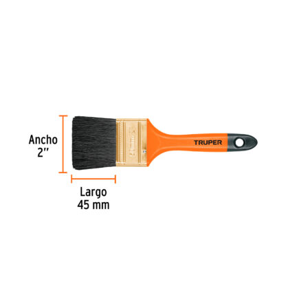 Brocha profesional de 2" con mango de plástico TRUPER - Imagen 2