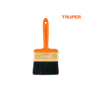 Brocha profesional de 4" con mango de plástico TRUPER