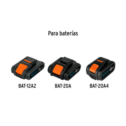 Cargador para baterias de ion litio, de 12 a 18 V TRUPER - Imagen 2