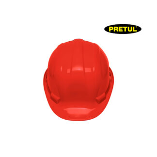Casco de seguridad ajuste de intervalos rojo PRETUL