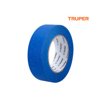 Cinta masking tape azul de 36 mm x 50 m para pintor TRUPER