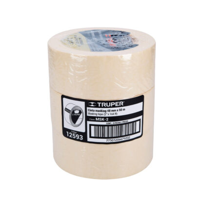 Cinta masking tape de 48 mm x 50 m para pintor TRUPER - Imagen 4