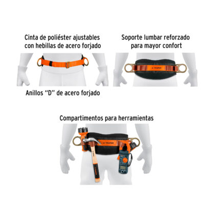 Cinturón de posicionamiento talla 44 TRUPER - Imagen 3