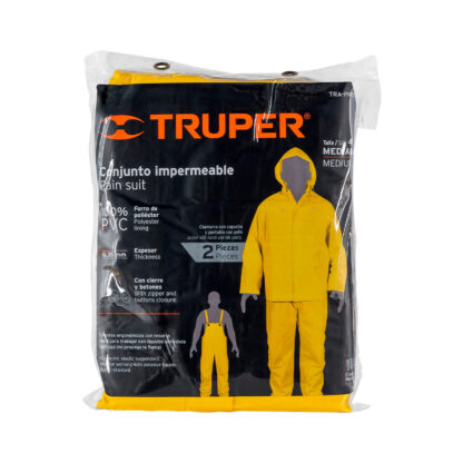 Conjunto impermeable doble capa talla M TRUPER - Imagen 3