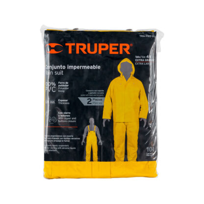 Conjunto impermeable doble capa talla XG TRUPER - Imagen 3