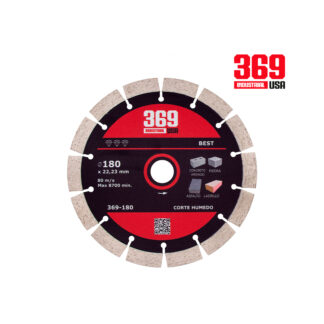 Disco diamantado de corte para concreto 7" 369 INDUSTRIAL