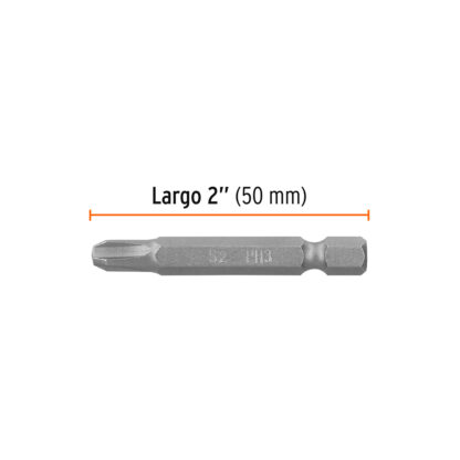 Estuche con 15 puntas de cruz PH3 largo 2" TRUPER - Imagen 2