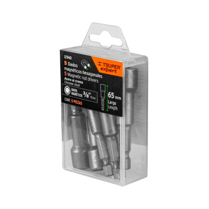 Estuche con 5 dados magnéticos de 3/8" TRUPER - Imagen 3