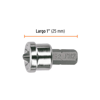 Estuche con 5 puntas cruz PH2 para drywall TRUPER - Imagen 3