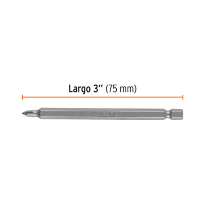 Estuche con 5 puntas de cruz PH0 largo 4" TRUPER - Imagen 2