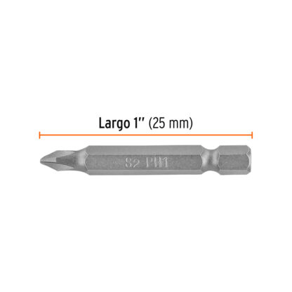 Estuche con 5 puntas de cruz PH1 largo 2" TRUPER - Imagen 2