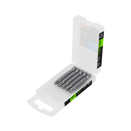 Estuche con 5 puntas de cruz PH2 largo 2" TRUPER - Imagen 3