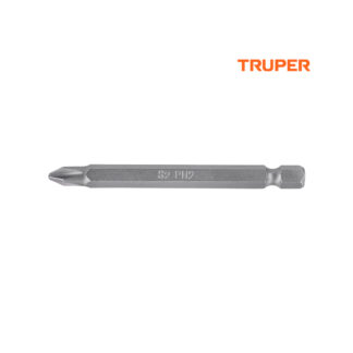 Estuche con 5 puntas de cruz PH2 largo 3" TRUPER