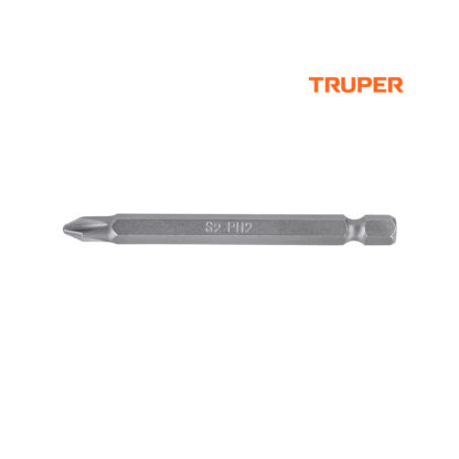 Estuche con 5 puntas de cruz PH2 largo 3" TRUPER