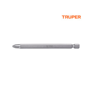 Estuche con 5 puntas de cruz PH2 largo 4" TRUPER