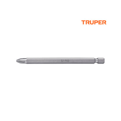 Estuche con 5 puntas de cruz PH2 largo 4" TRUPER
