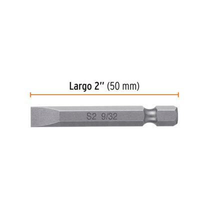 Estuche con 5 puntas planas de 9/32" largo 2" TRUPER - Imagen 2