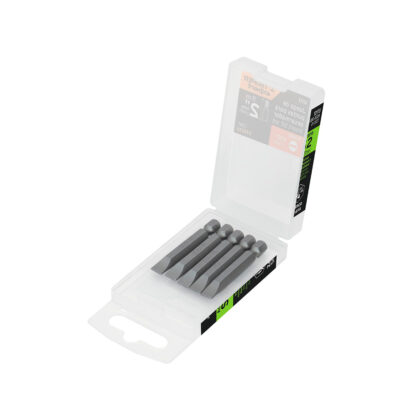Estuche con 5 puntas planas de 9/32" largo 2" TRUPER - Imagen 3