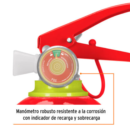 Extintor portátil 0.5 kg recargable TRUPER - Imagen 2