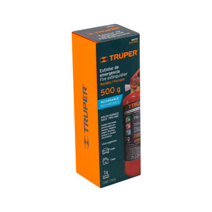 Extintor portátil 0.5 kg recargable TRUPER - Imagen 4