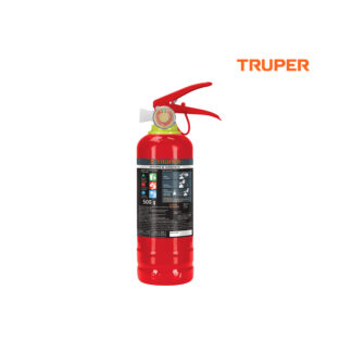 Extintor portátil 0.5 kg recargable TRUPER