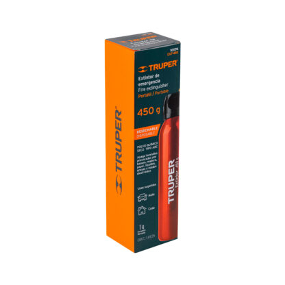 Extintor portátil 450 g desechable TRUPER - Imagen 3