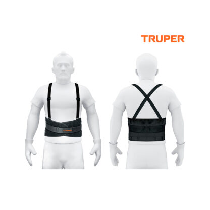 Faja lumbar con tercer cinturón talla M TRUPER
