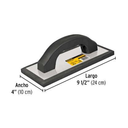 Fraguadora de hule 9 1/2", acabado liso PRETUL - Imagen 2