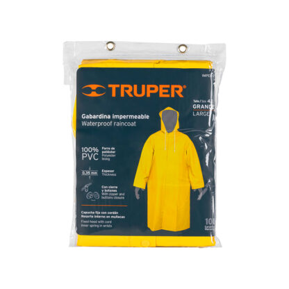Gabardina impermeable doble capa talla G TRUPER - Imagen 3
