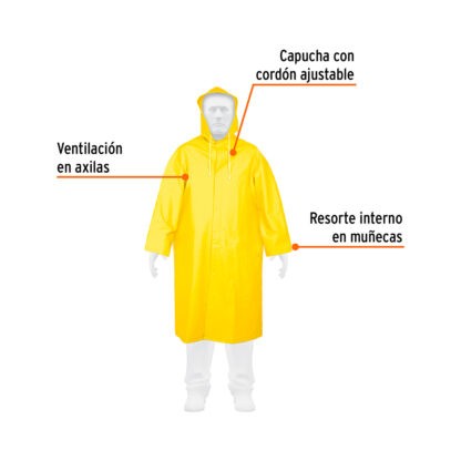 Gabardina impermeable doble capa talla XG TRUPER - Imagen 2