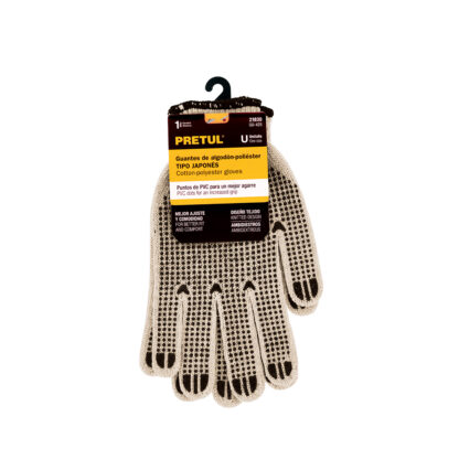 Guantes de algodón con puntos de PVC PRETUL - Imagen 2
