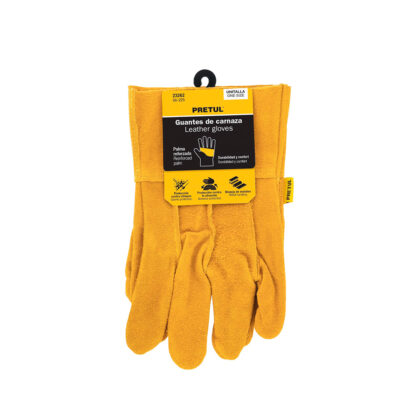 Guantes de carnaza cortos PRETUL - Imagen 2