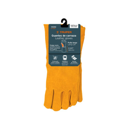 Guantes de carnaza largos TRUPER - Imagen 2
