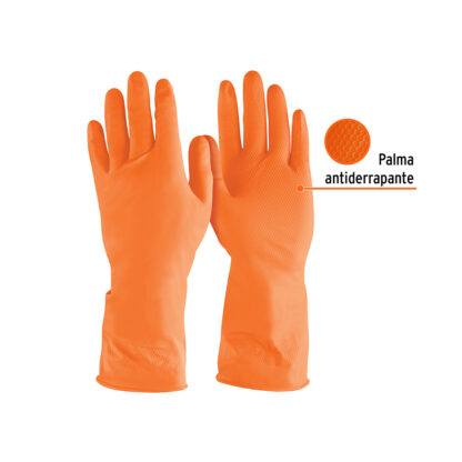 Guantes de látex para limpieza talla chica TRUPER - Imagen 2